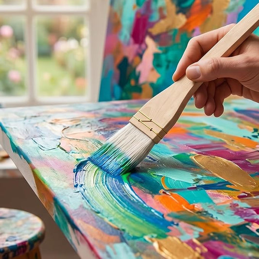 Master Watercolor and Pottery with Professional Hake Brushes